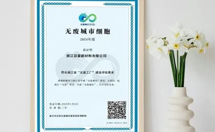 Zhejiang Guanhao Functional Material Co., Ltd. Pinarangalan ng Pamagat na 